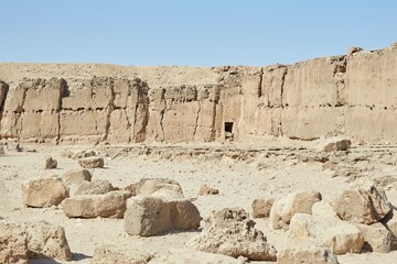 The Pyramid of Khafre at Giza, Egypt