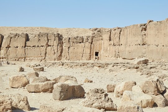 The Pyramid of Khafre at Giza, Egypt