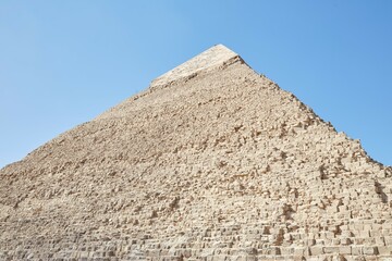 Fototapeta na wymiar The Pyramid of Khafre at Giza, Egypt