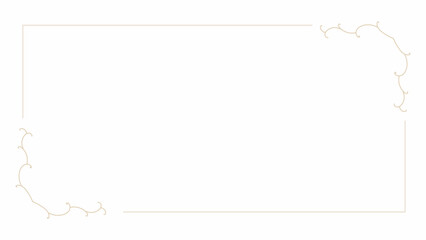 rectangle frame with elements drawing design, vector background