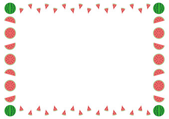 スイカ　フレーム