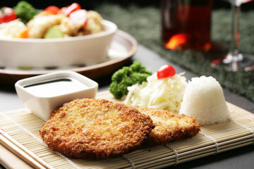 Deep fried pork cutlet