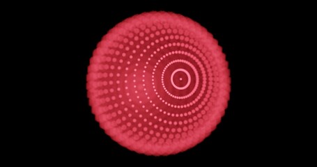 3d sphere wireframe depth of field