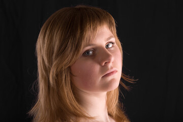 Naklejka premium portrait of a girl