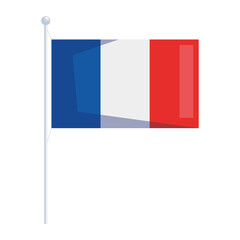Fototapeta premium france flag emblem