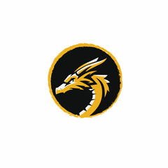 Dragon icon symbol vector illustration