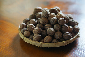 たくさんのクルミ