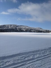 winter in the mountains