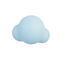 Obraz premium fluffy clouds in the sky. 3D illustration.