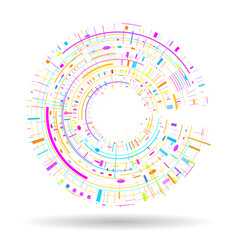 abstract background with circles