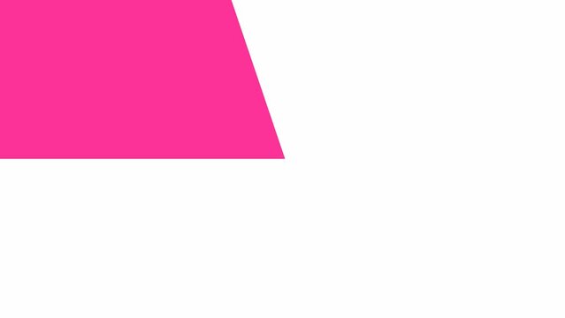Animated multicolored interruption on white background. Background is twisted along the radius. Vector illustration.