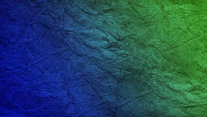 Beautiful dark blue green texture. Gradient. Toned cracked rough stone surface. Abstract colorful...