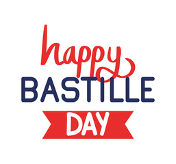 bastille day lettering