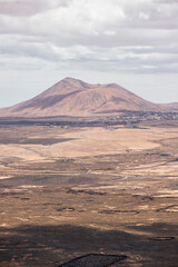 Fototapeta na wymiar View from Volcano Calderón Hondo, Fuerteventura, Spain.