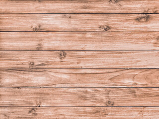 Old light color red wood wall for seamless wood background and texture.