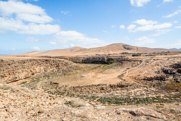 Fototapeta na wymiar Landscape from Fuerteventura, Canarias, Spain.