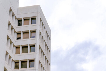 Beige building with tinted windows at Silicon Valley, San Jose, California