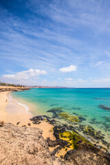 Playa Esmeralda Norte in Fuerteventura, Spain.