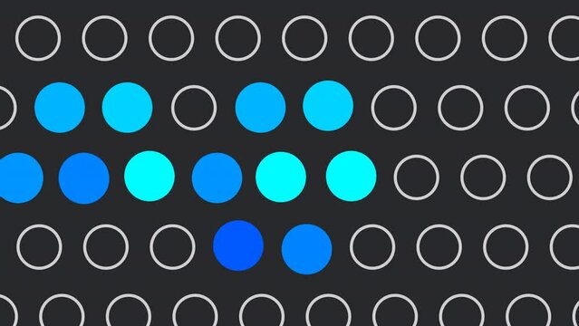 
Creative cool circle generating background in 4K UHD resolution. Easy to use. Minimalistic background animation.