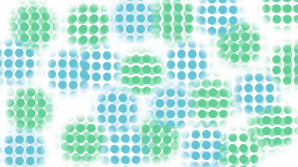 Abstract green circle background with copy space, vector.