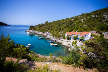 Fototapeta na wymiar Solta island in Croatia landscape