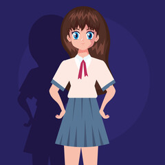 girl wearing sailor uniform