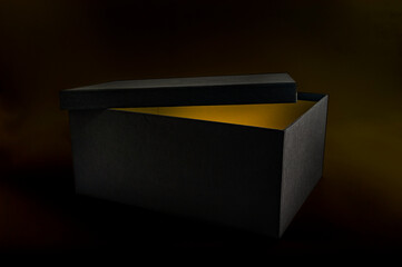 black box with light