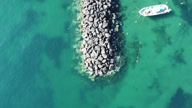 rocks top view