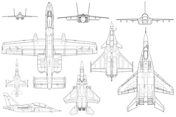 Aviones de combate modernos