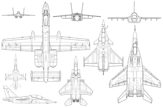 Aviones de combate modernos