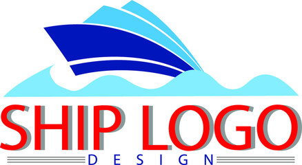 ship logo design sea