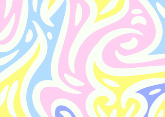Fototapeta na wymiar background design or backgrounds with curved lines and blobs in pastel colors