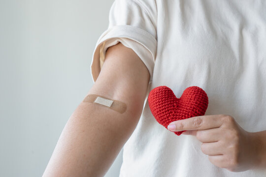 Blood donation concept. Give blood save up to three lives.