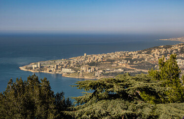 Mount Lebanon Seashore panorama Haris