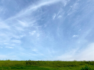 青空と草原