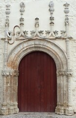 Fototapeta na wymiar Old wooden gate in the Extremadura - Spain 