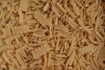 raw pasta background