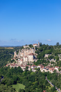 Rocamadour is at heart of Parc Naturel Regional des Causses du Quercy, a regional nature park of France 