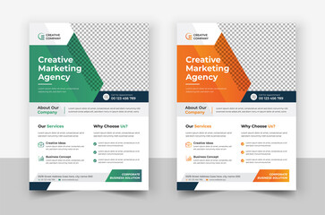 Corporate Business Flyer Template.