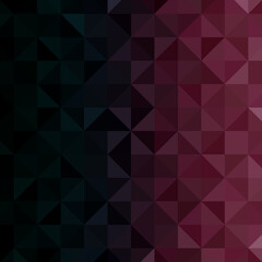 Colorful abstract pixel background. Triangular pixelation. Color texture.
