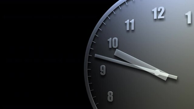 Time flow images with analog clock Background.