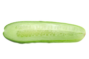 cucumber vegetable closeup on white