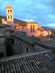 Fototapeta na wymiar Assisi, Abendstimmung