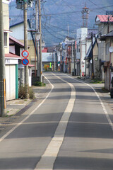 街並み・猪苗代町川桁（福島県・猪苗代町）