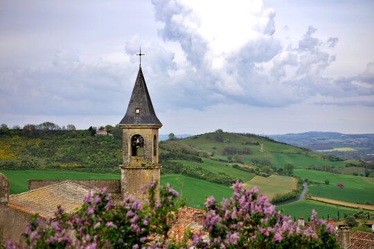 &Eacute;glise cloch&eacute; religion - Lautrec voyage France campgne 
