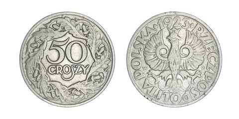 Poland 50 groszy from 1923