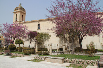Fototapeta na wymiar former church (San Vincenzo Ferreri) in ragusa in sicily (italy)