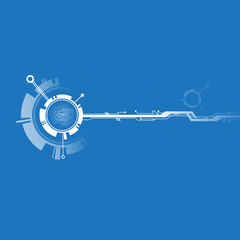 Abstract background of technology