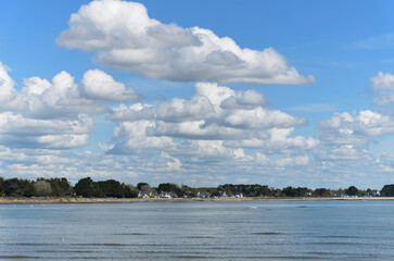 Seaside view from Morbihan, Bretagne, France