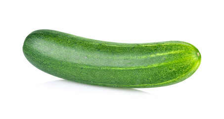 Cucumber isolated on white background.